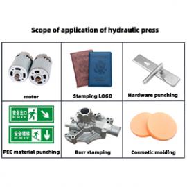 Application range of hydraulic press